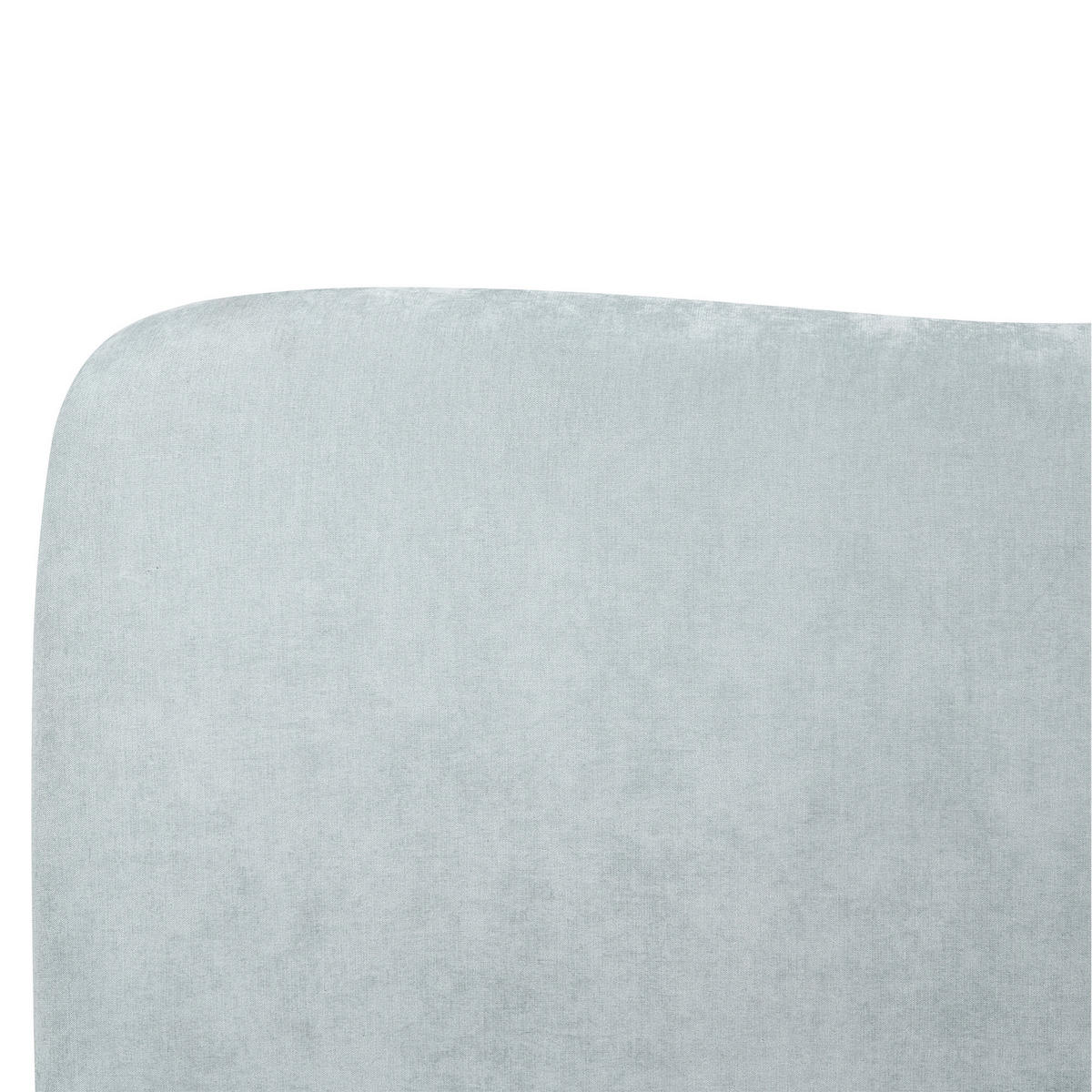 BETT mit Stauraum 140/200 cm Hellblau Blagnac - Blau/Braun, Textil (140/200cm) - Beliani