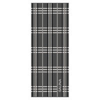 SAUNATUCH SAUNA CHECK 6274 ANTHRAZIT - 34 - Grau, Textil (80/200cm) - Cawoe