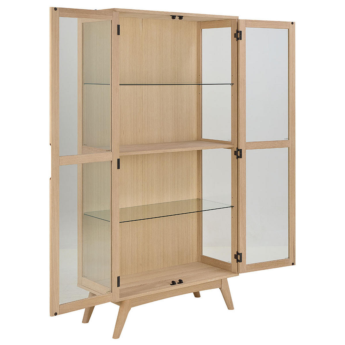VITRINENSCHRANK, Marte, Weiß, Holzwerkstoff / Glas, 94 x 40 x 192 cm - Weiß, Holzwerkstoff (94/192/40cm) - ebuy24