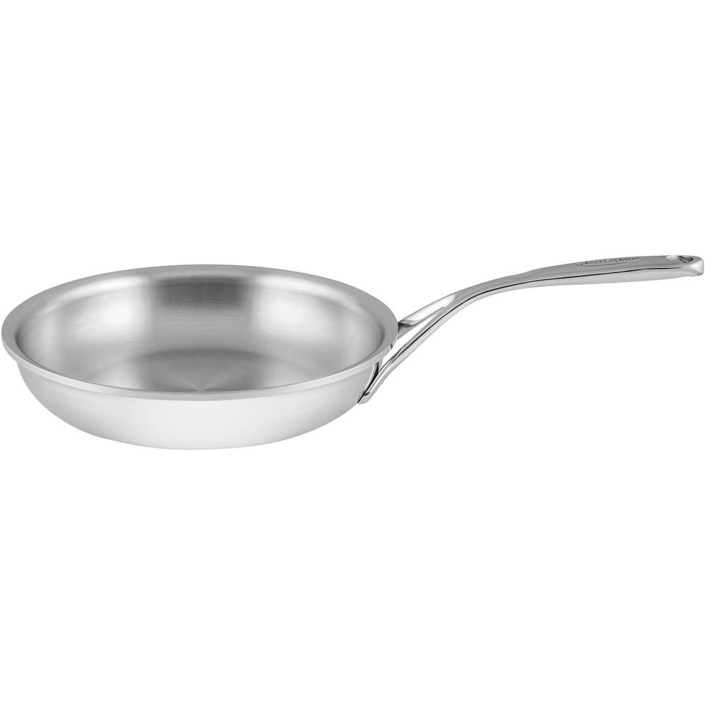 BRATPFANNE Proline 7 ø 24 cm - Silberfarben, Metall (24cm) - Demeyere