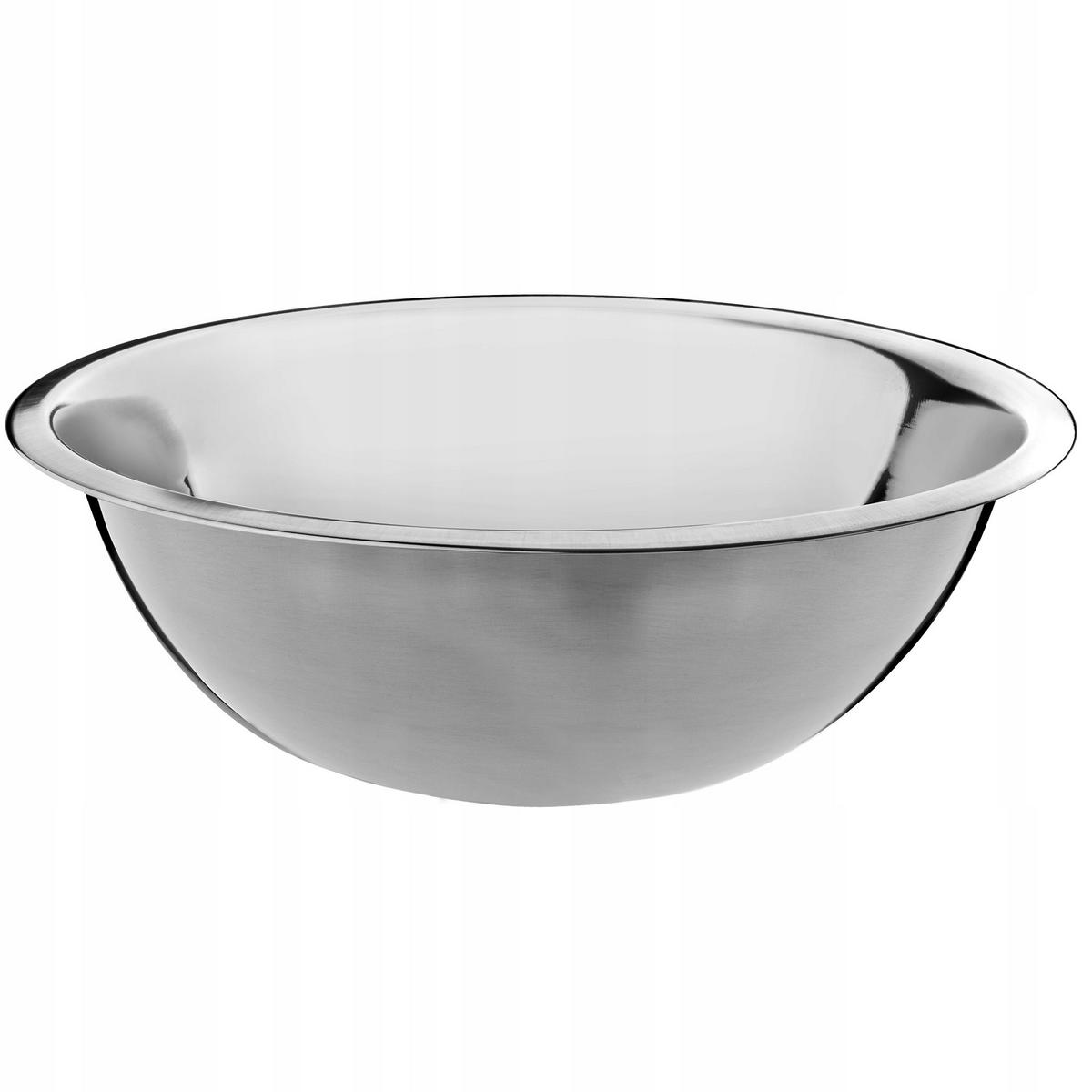 KÜCHENSCHÜSSEL aus Edelstahl, 18 cm - Silberfarben, Metall (18/6.5cm) - KADAX