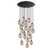 GALERIELEUCHTE Echos 20-flammig Klar Ø 18cm - Klar/Schwarz, Glas (18/18/20cm) - s.luce