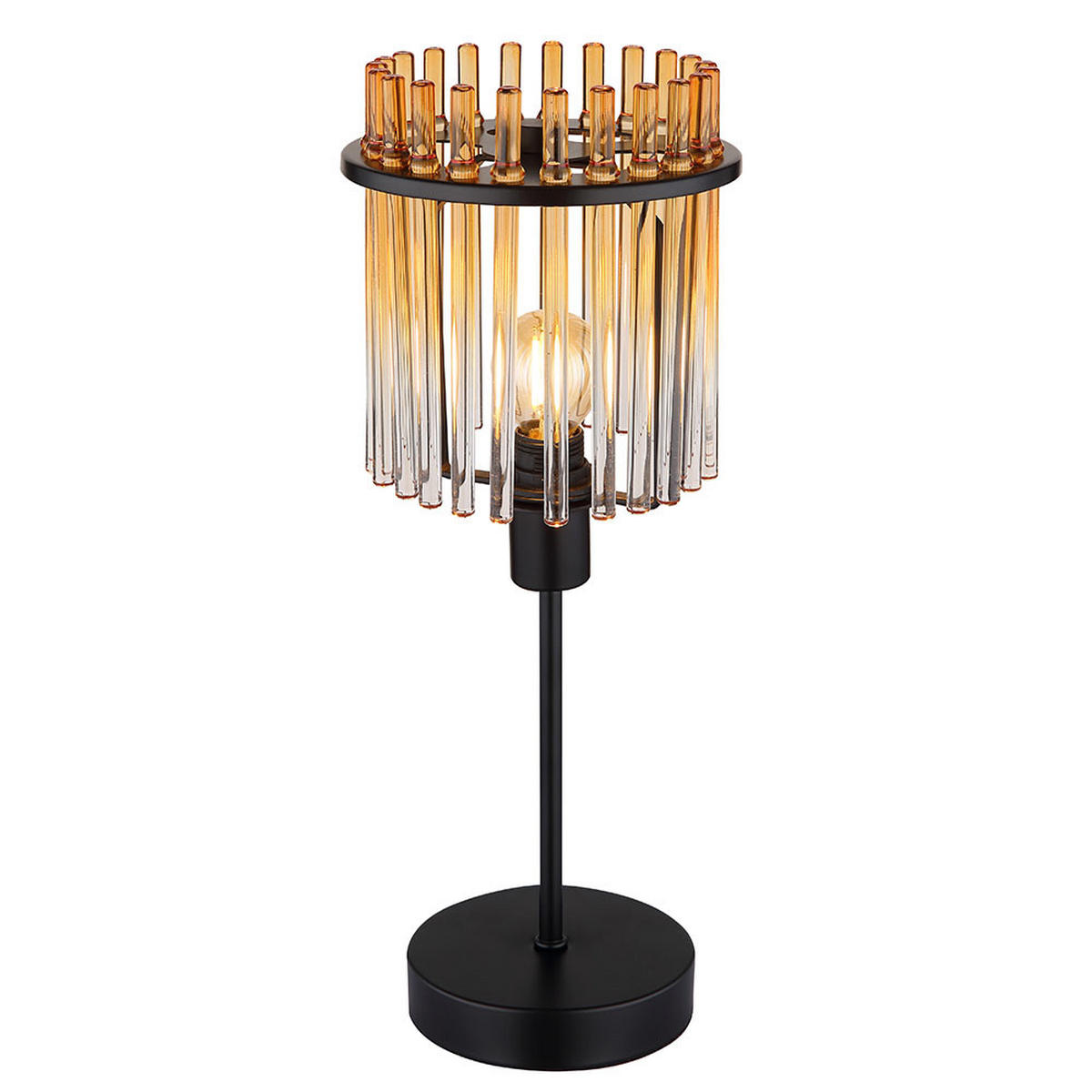 TISCHLEUCHTE GORLEY - Orange, Glas (15/15/37.5cm) - Globo Lighting
