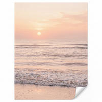 TAPETE - Sonne - Strand - Rosa - 200x280 cm - Hellrosa, Papier (200/280cm) - OnlyWow