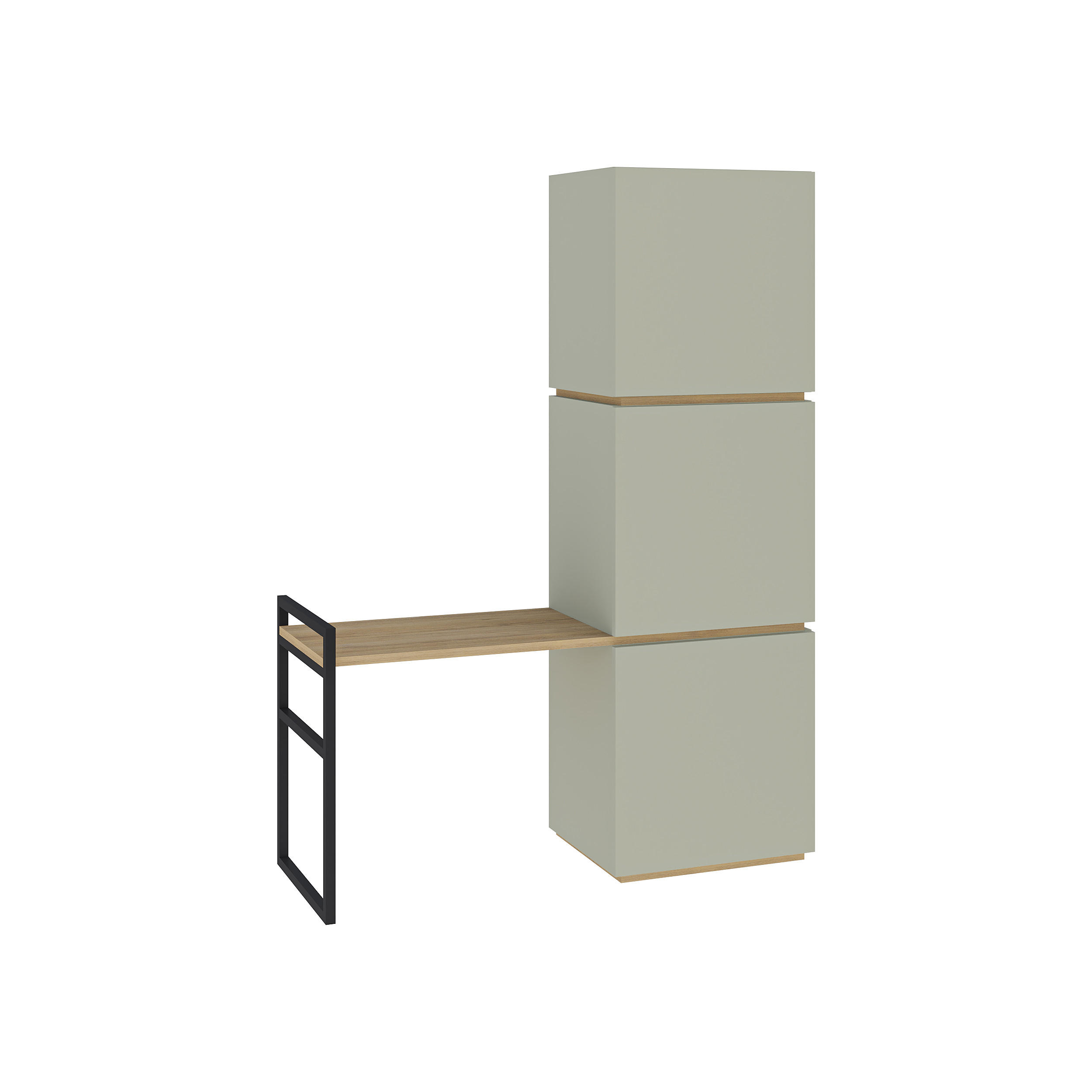 Decortie Garderobenset Grün 109x149x39 cm