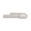 ECKSOFA RIFU LA mit Schlaffunktion, Weiß - Weiß, Textil (363/185cm) - Fedve