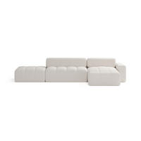 ECKSOFA RIFU LA mit Schlaffunktion, Weiß - Weiß, Textil (363/185cm) - Fedve