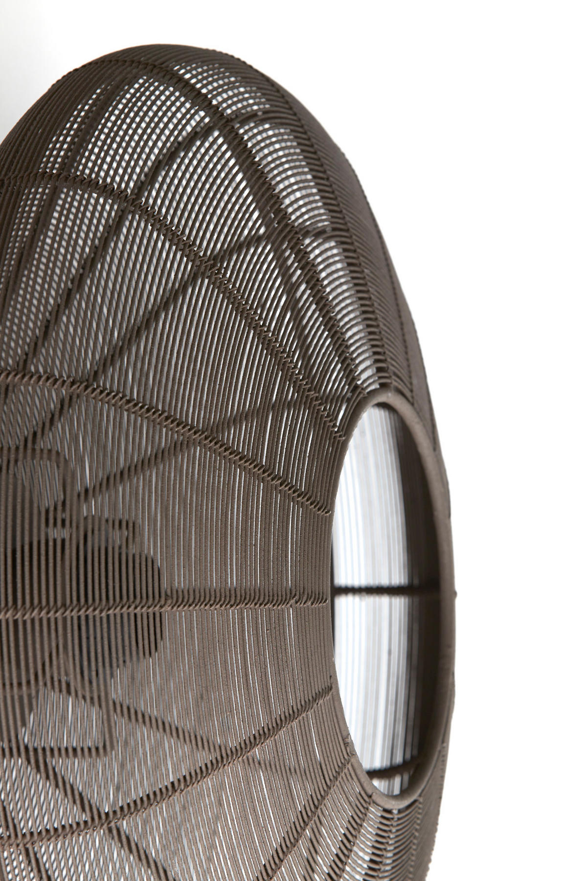 DECKENLEUCHTE Bahoto Braun Ø40/17 cm - Braun, Metall (40/40/17cm) - Light & Living