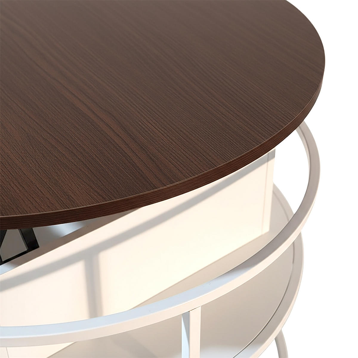 COUCHTISCH - Multicolor, Holzwerkstoff/Metall (80/80/46cm) - Relaxdays