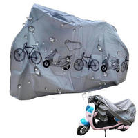 FAHRRADABDECKUNG Wasserdicht Grau UV Schutz - Grau, Kunststoff (100/1/210cm)