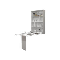 WANDKLAPPTISCH Abi - Weiß, Holzwerkstoff (85/203/19cm) - MIRJAN24