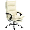 BÜROSTUHL, Kunstleder, Beige - Beige, Kunststoff (72/130/66cm) - Vinsetto