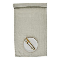 TISCHLÄUFER Riga 50x160cm - Creme, Textil (50/160cm) - Butlers
