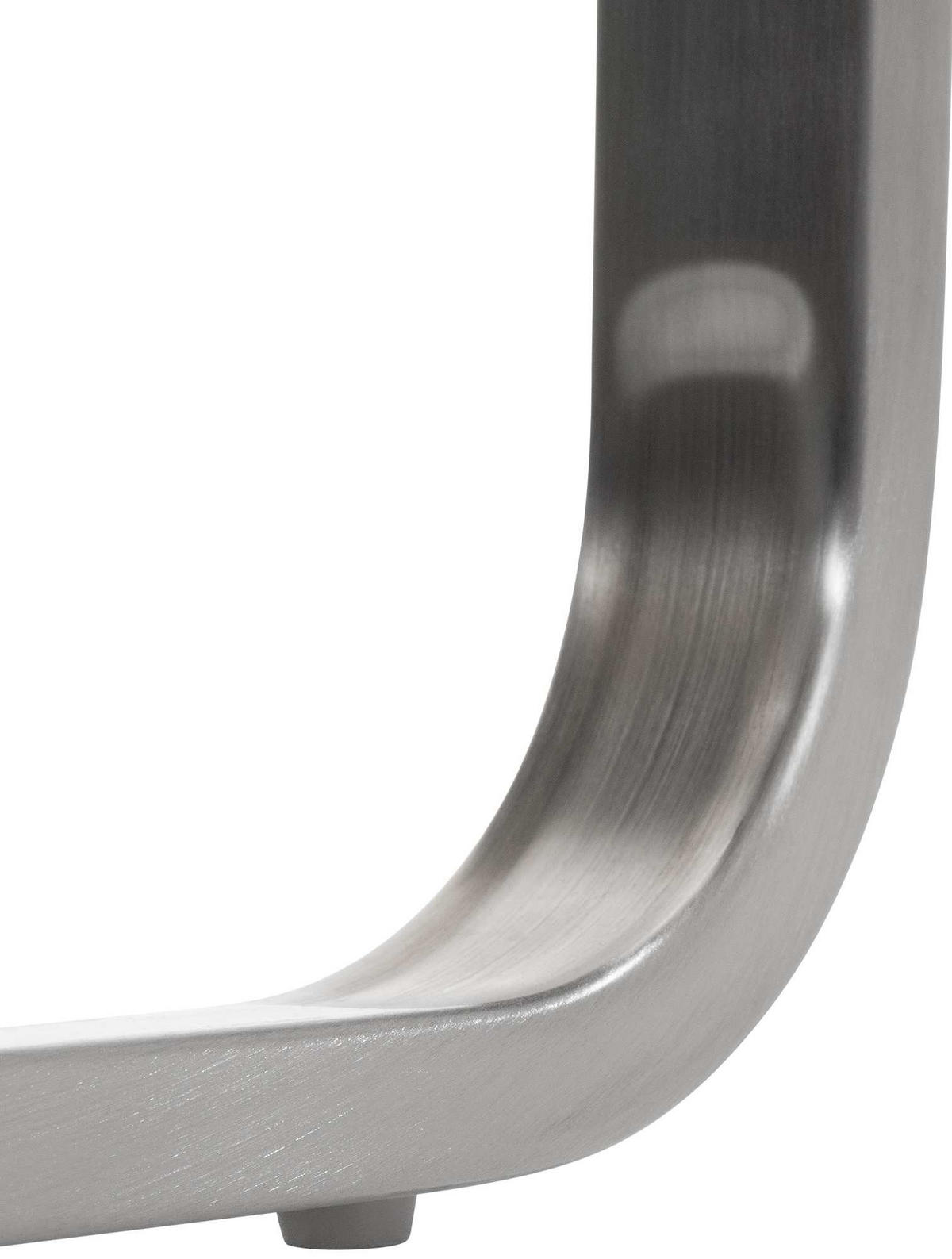 SCHWINGSTUHL Stoff Grau - Edelstahlfarben/Grau, Textil/Metall (40/90/50cm) - CLP