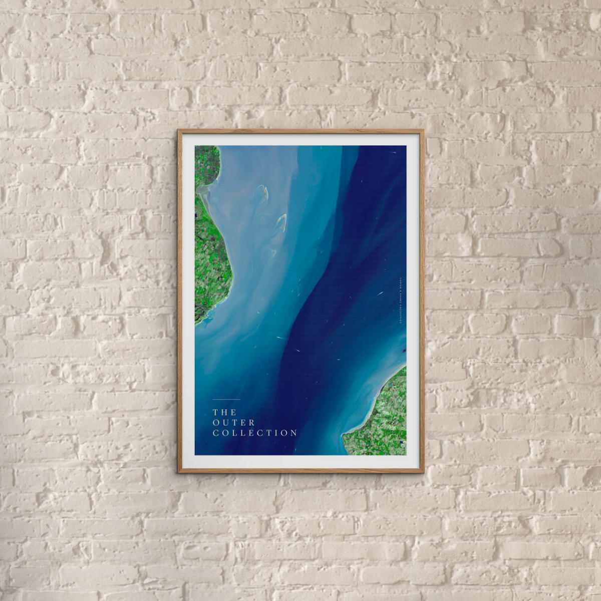 POSTER Arch Atelier - The Outer Collection – 004 - Blau, Papier (70/100/0.1cm) - Poster&Frame