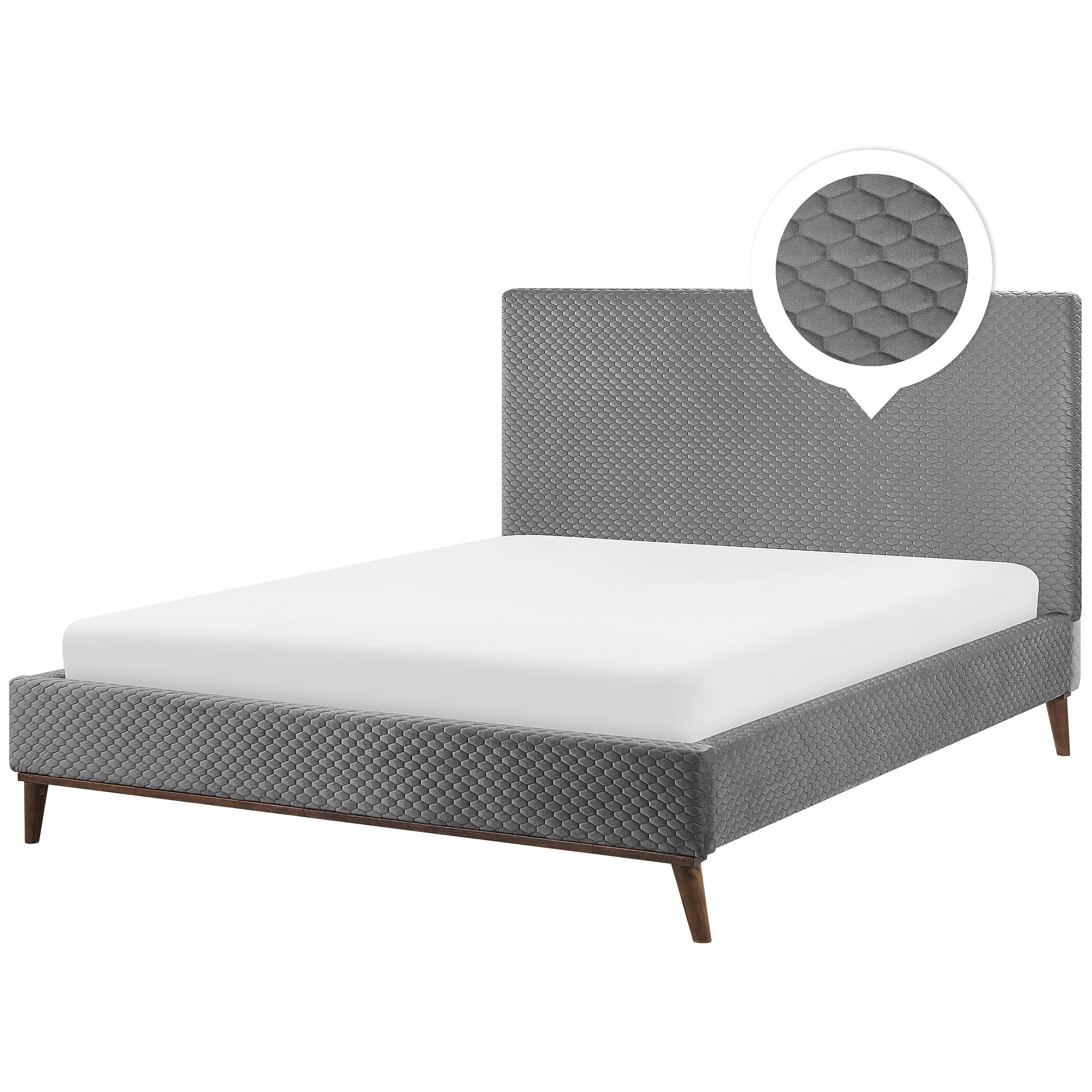PAT TAPIȚAT 180/200cm gri deschis Bayonne
