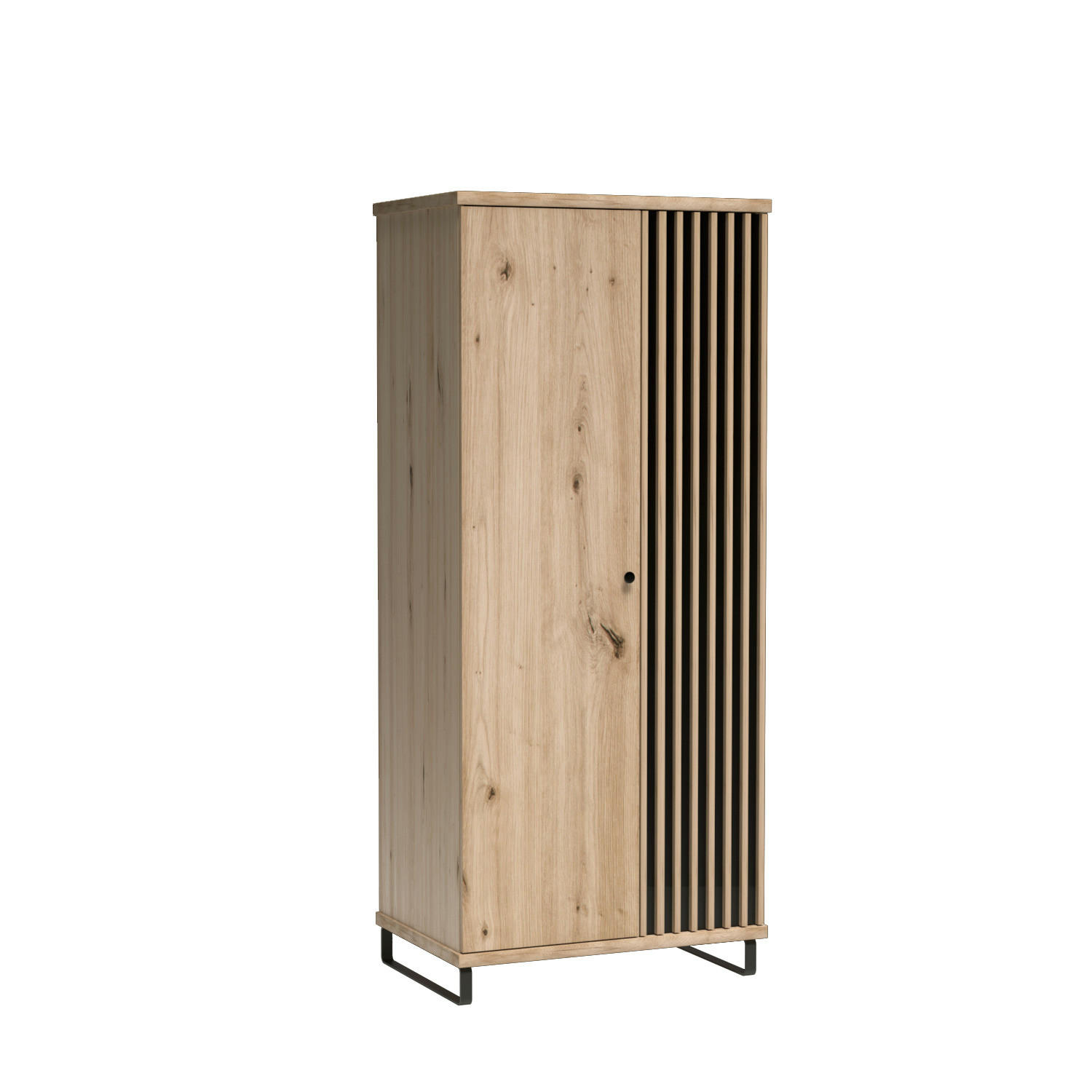 Masseno Drehtürenschrank Eiche Artisan 86.4x191x58 cm