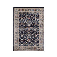 HEATSET-TEPPICH Florence Dunkelblau/Beige 160x230 cm - Multicolor, Textil (160/230cm) - Vercai Rugs