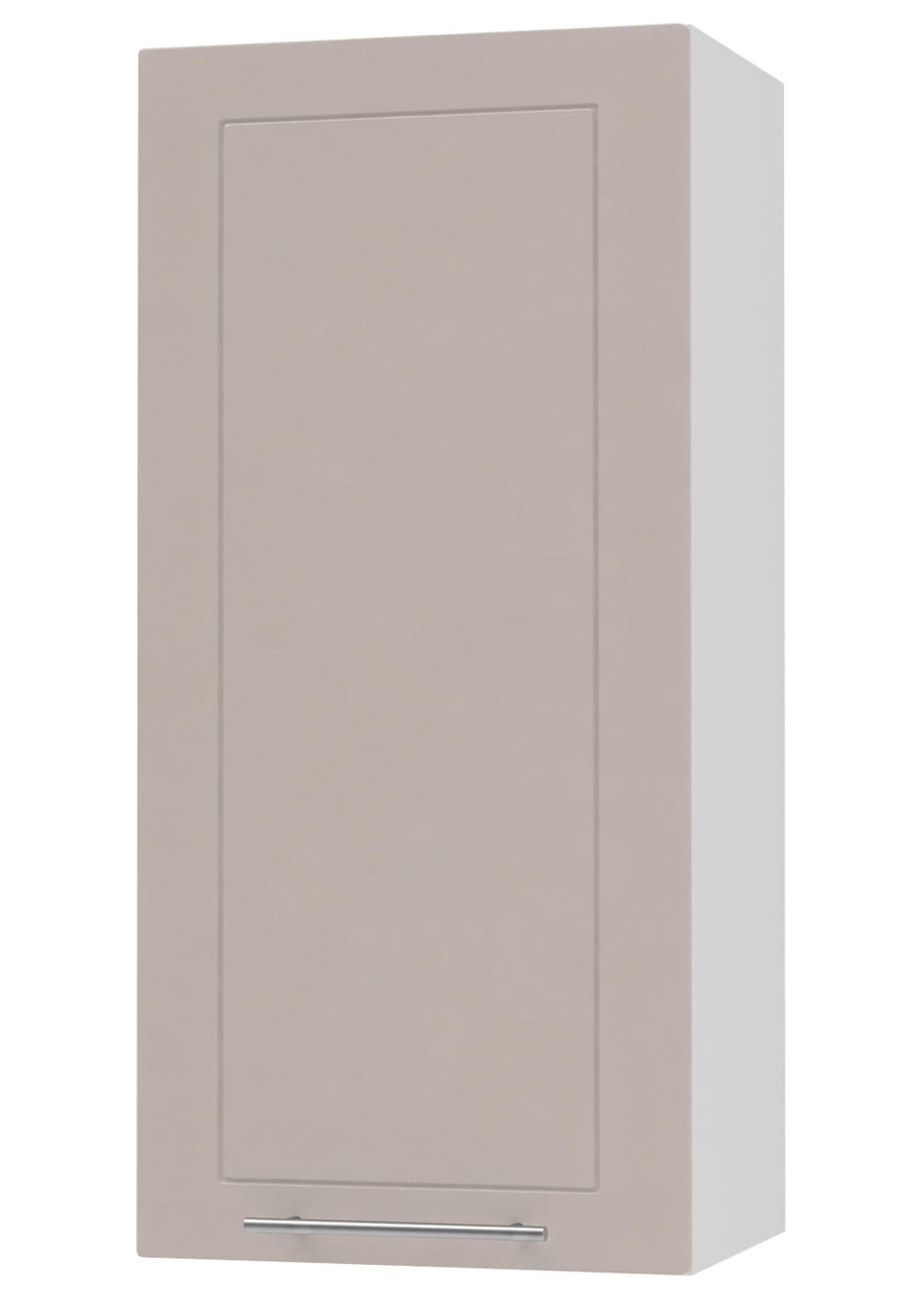 KÜCHENHÄNGESCHRANK Kvantum W4/45 Weiß / Kaschmir Matt 45 / 32,5 / 96cm - Kaschmir/Weiß, Holz/Holzwerkstoff (45/96/32.5cm) - Feldmann-Wohnen