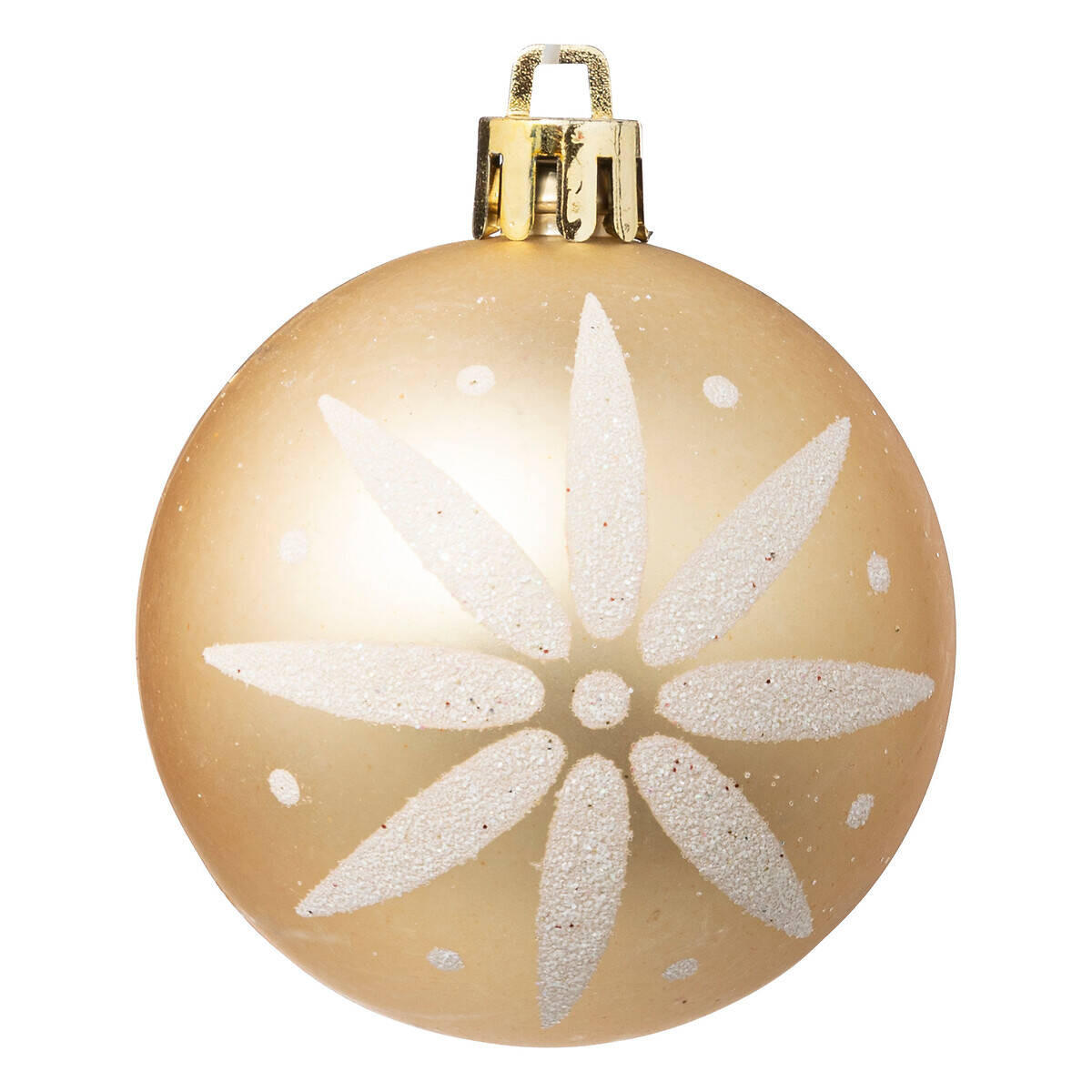 WEIHNACHTSKUGELN Verschiedene Muster Ø 6 cm - Goldfarben, Kunststoff (6/7.2/6cm) - Atmosphera Createur d´interieur