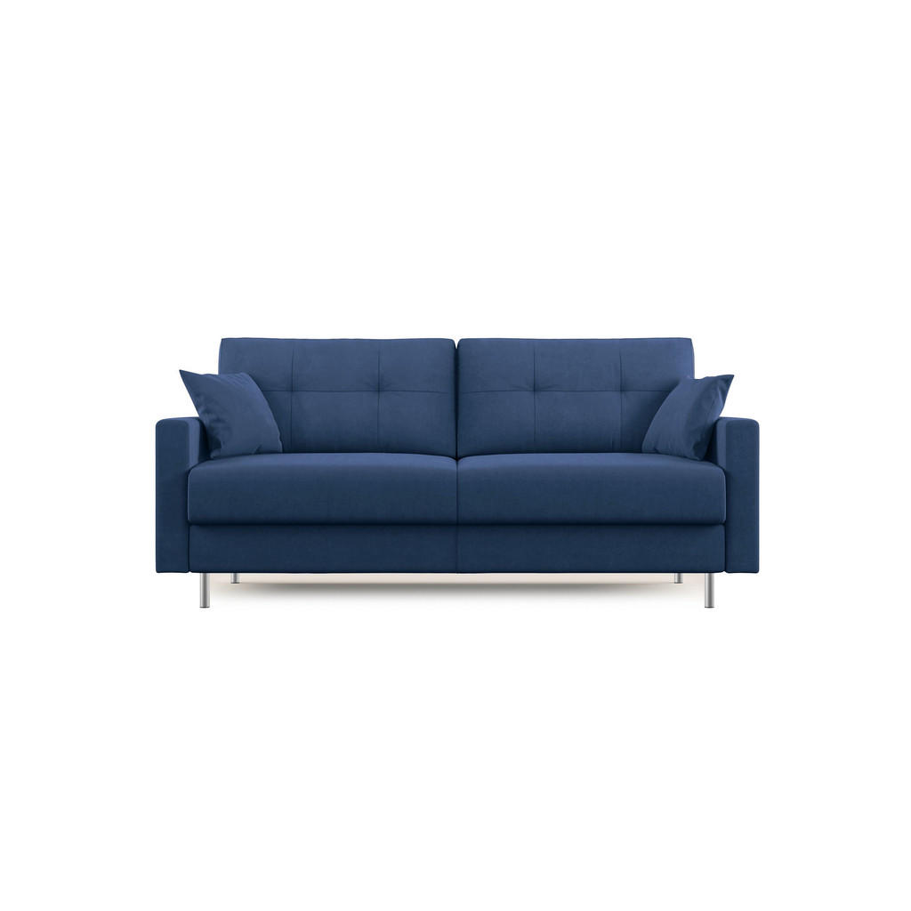 Thumbnail - Divani.store Schlafsofa, Blau, Textil, 188x97x96 cm, Wohnzimmer, Sofas & Couches, Schlafsofas
