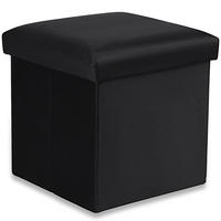 SITZBOX Cortona M Samt Schwarz - Schwarz, Textil (30/30/30cm) - Komodee
