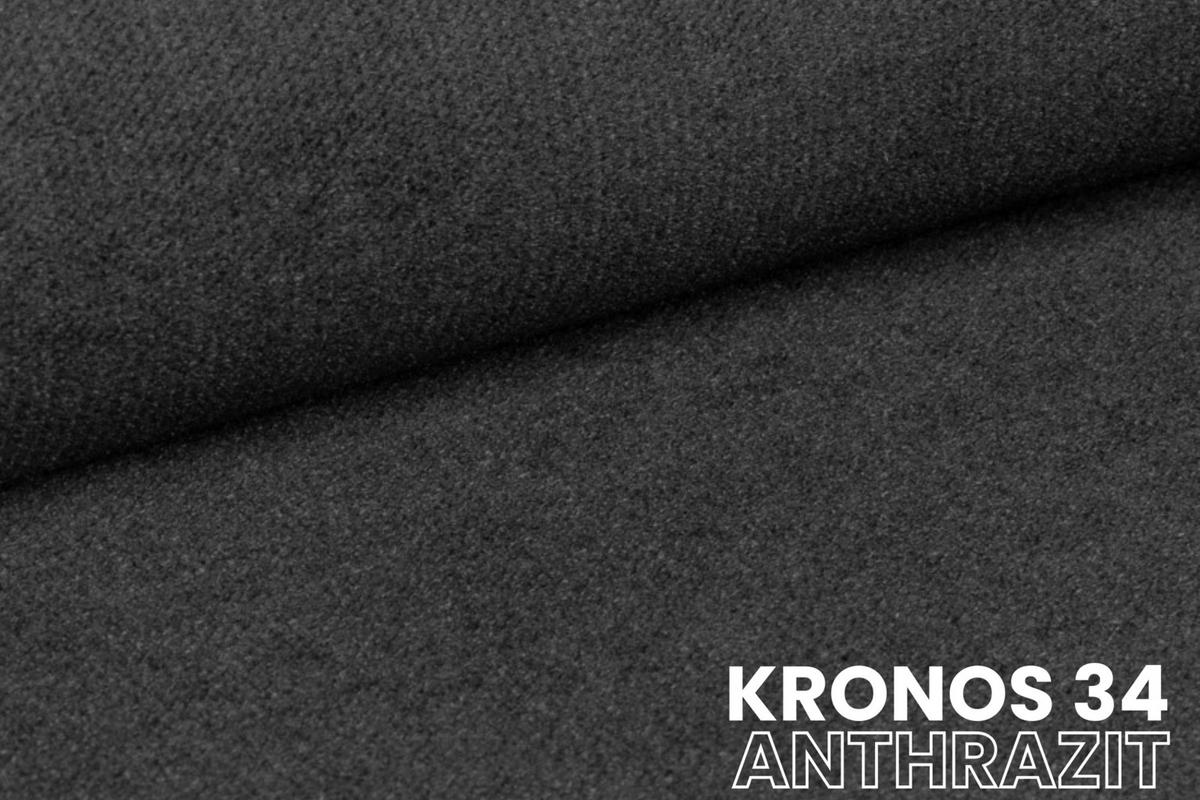 POLSTERBETT GORDON 180/200 in Velours Anthrazit - Anthrazit, Holz/Holzwerkstoff (180/200cm) - Deine Möbel 24