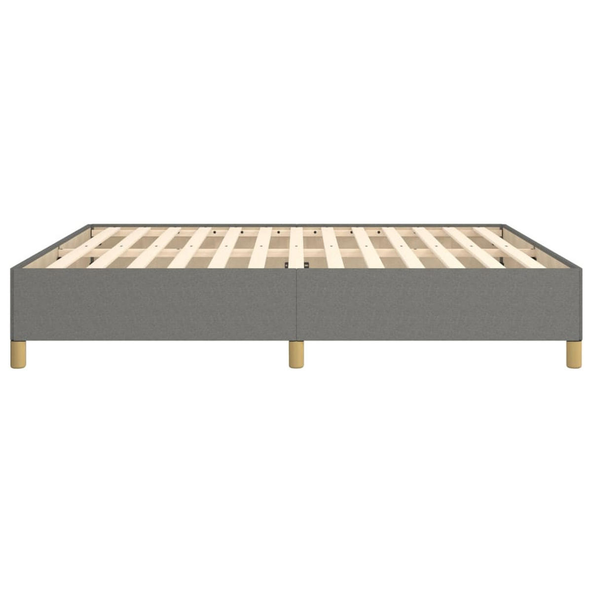 POLSTERBETT Raber 180/203 cm - Grau, Holzwerkstoff (180/200cm) - Nettlife