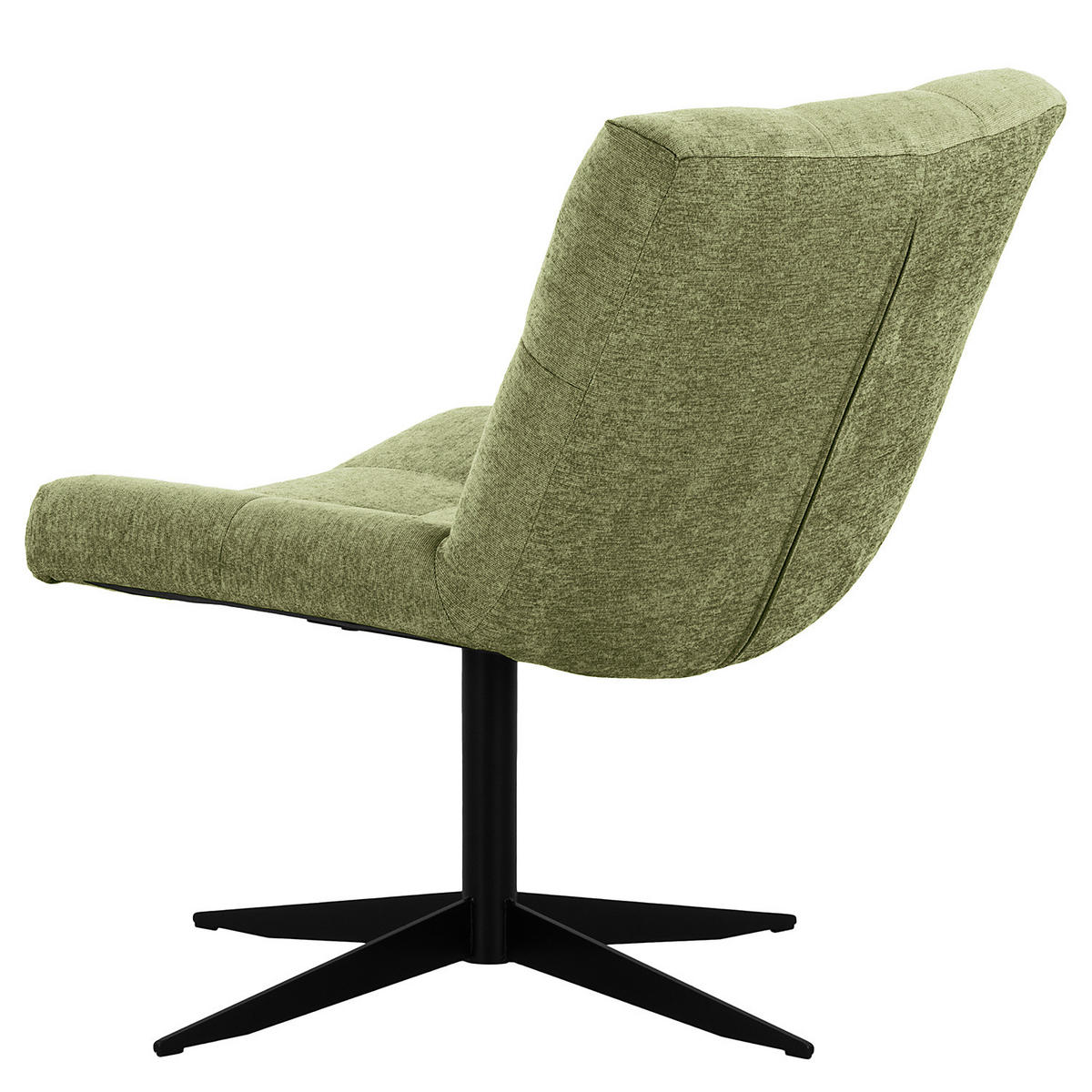 SESSEL - Schwarz/Grün, Textil/Metall (67/82/74cm) - home24