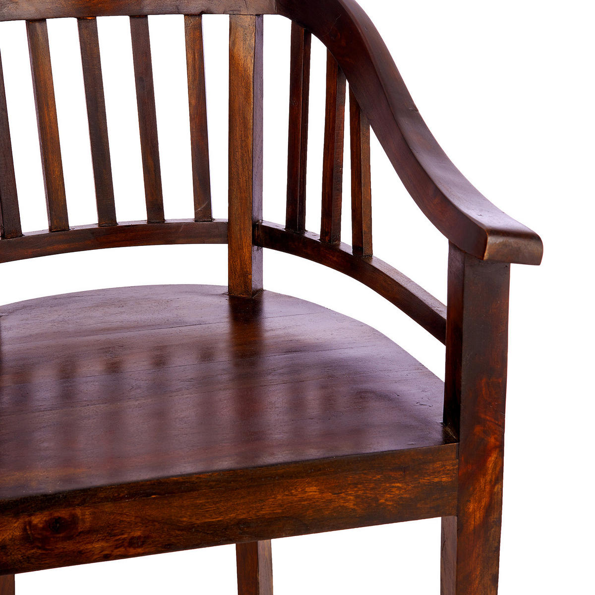 STUHL Hopkins - Dunkelbraun, Holz (55/81/54cm) - Butlers