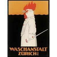 POSTER Zürich 1905 Waschanstalt A3 Rahmenlos - Klar, Papier (29.7/5/42cm) - Nacnic