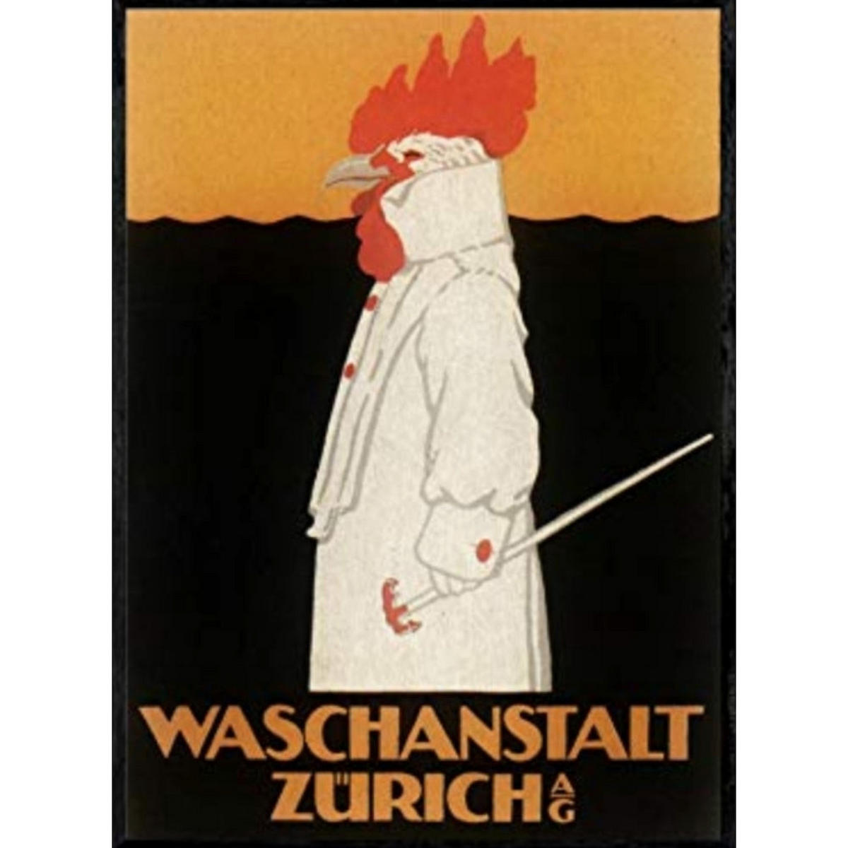 POSTER Zürich 1905 Waschanstalt A3 Rahmenlos - Klar, Papier (29.7/5/42cm) - Nacnic