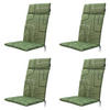 GARTENSTUHLKISSEN Joah 120/50 cm 4er-Set - Hellgrün, Textil (50/8/120cm) - Madison