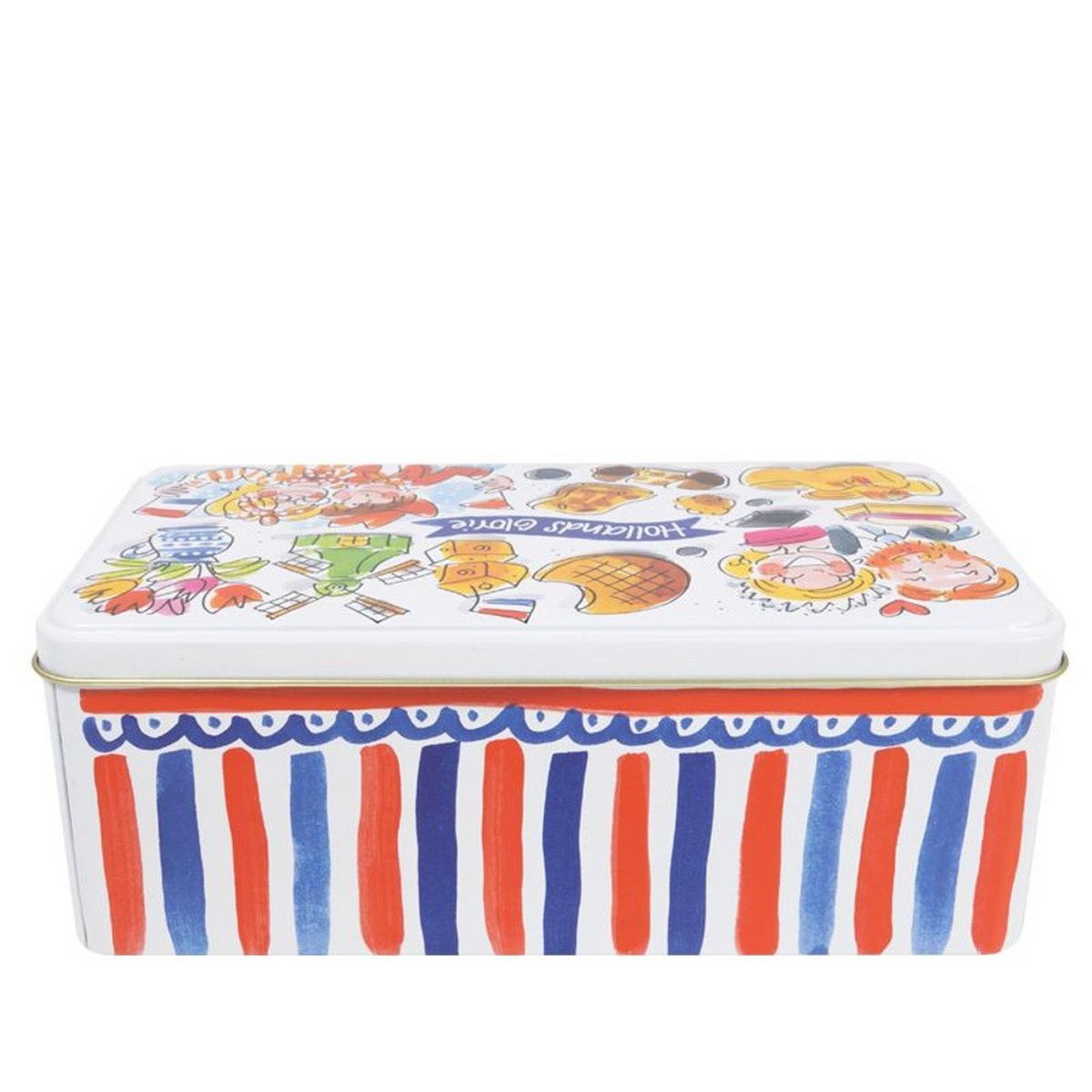 KEKSDOSE Holland in Bunt - 19,5 x 10,5 x 7cm - Multicolor, Metall (10.4/7/19.5cm) - Blond Amsterdam