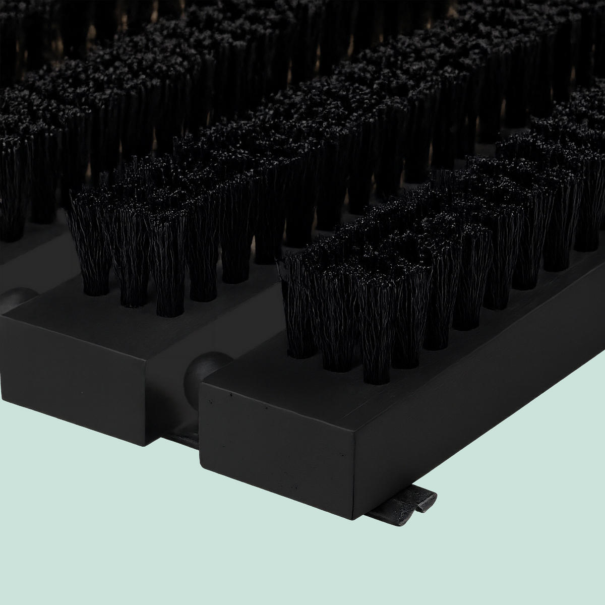 ŠKRABKA na obuv - černá, kov/dřevo (59/4.5/36cm) - Relaxdays