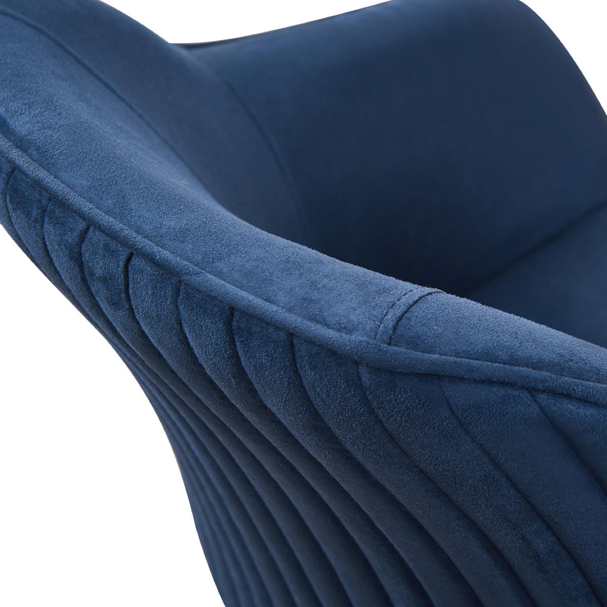ARMLEHNSTUHL KATJA Blau - Blau, Textil/Metall (57/82/62cm) - B&D Home