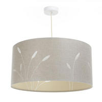 HÄNGELEUCHTE Taupe 40/90 cm - Taupe/Beige, Kunststoff (20/0.4/90cm) - ONZENO