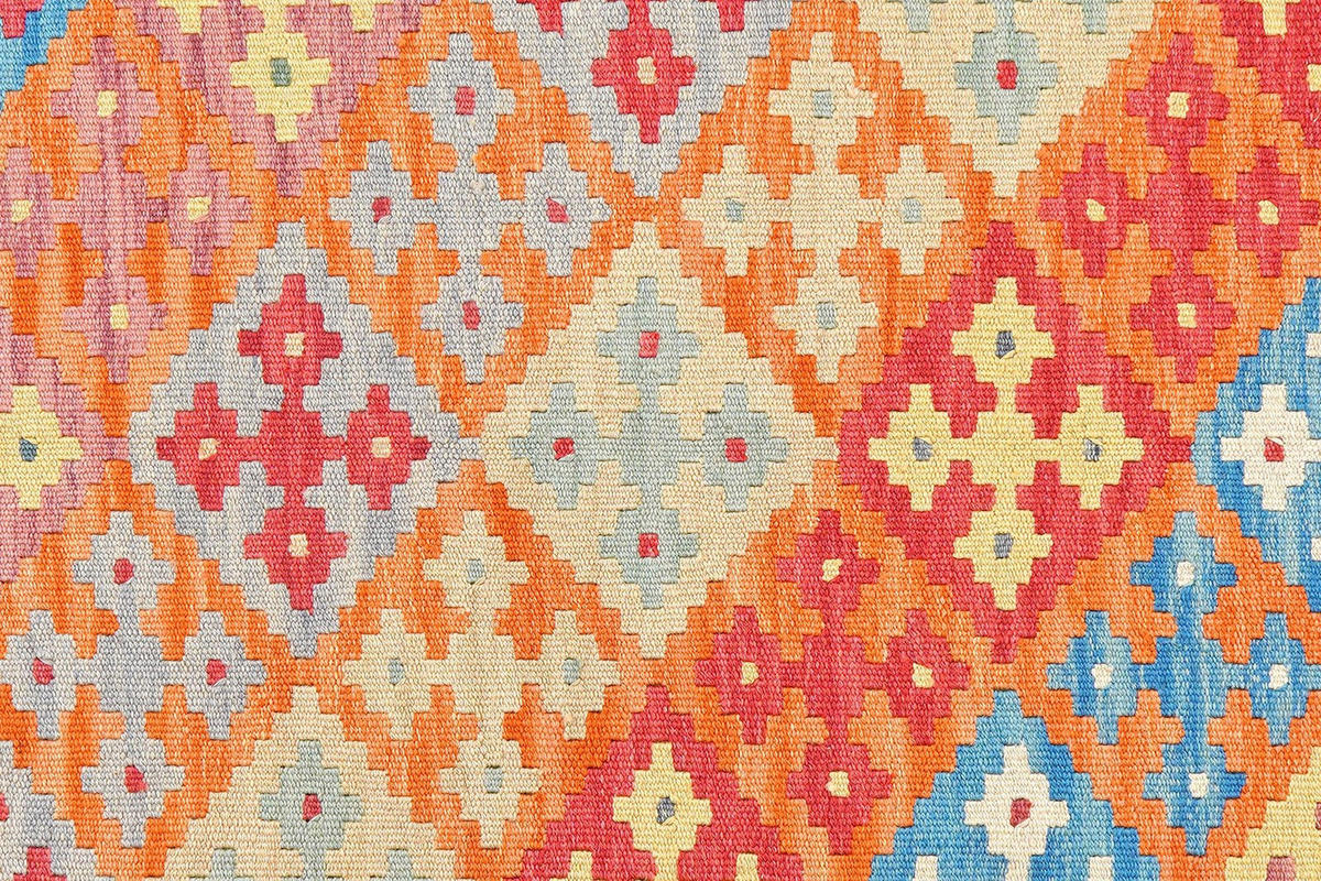 KELIM-TEPPICH handgewebt Gashgai Orange 250/171 cm Schurwolle - Orange, Textil (171/250cm) - Looma