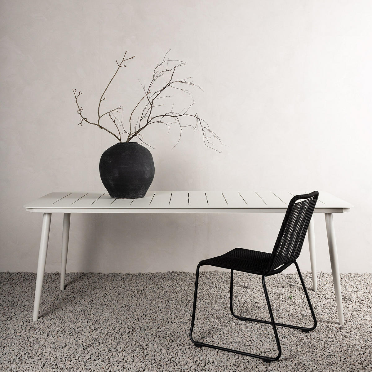 GARTENTISCH - Beige - Aluminium - 90 x 75 x 200 cm - Beige, Metall (200/90/75cm) - home24