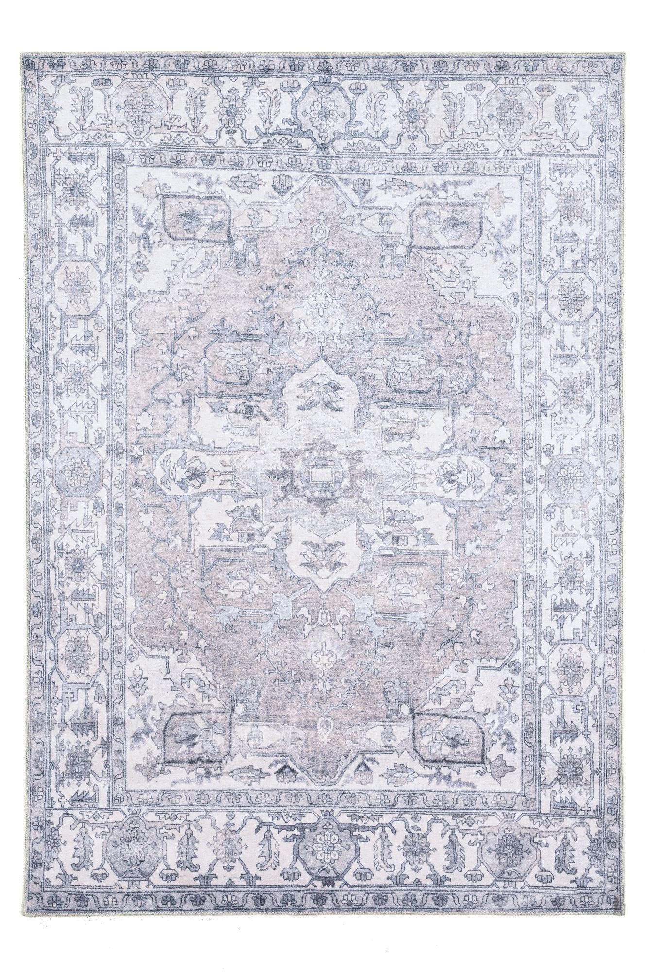 VINTAGE-TEPPICH Adara 140x200 cm - Beige, Textil (140/200cm) - Gino Falcone