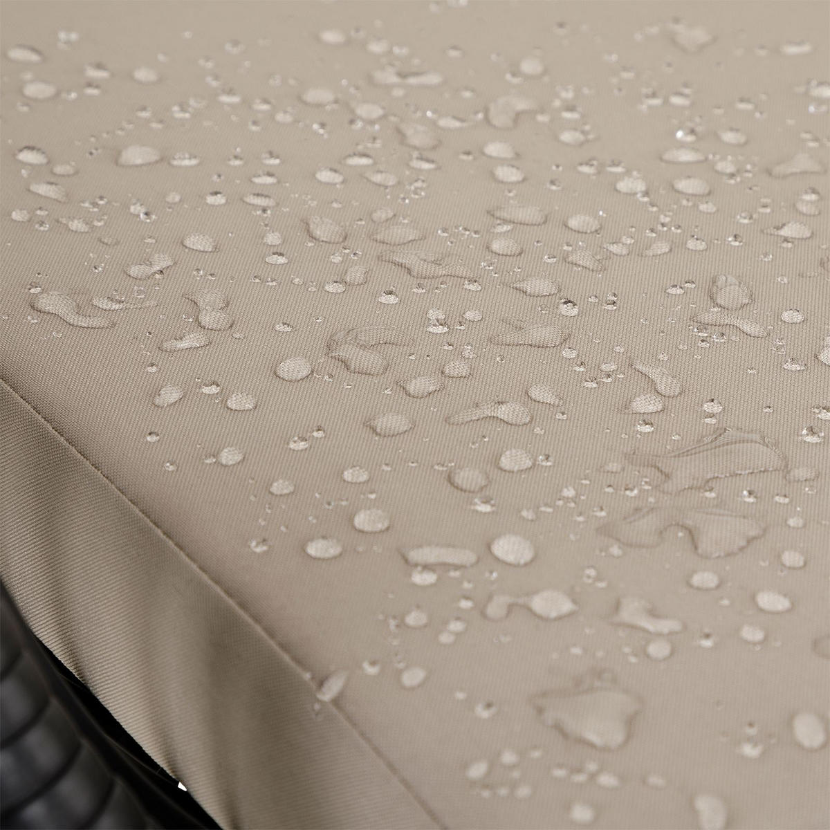 GARTENSTUHL PARAMO - Schwarz, Textil/Metall (61/82/57cm) - IDIMEX