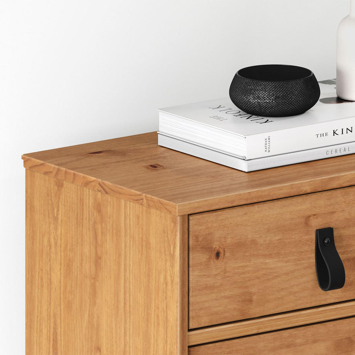 SCHUHKIPPER MIKKA Eiche - Eichefarben, Holz (86/105/30cm) - IDIMEX