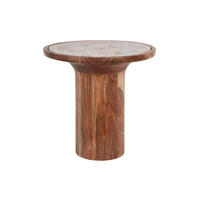 BEISTELLTISCH Tubo High - Braun - 40/40/39,5 cm - Braun, Holz (40/40/39cm) - Leitmotiv