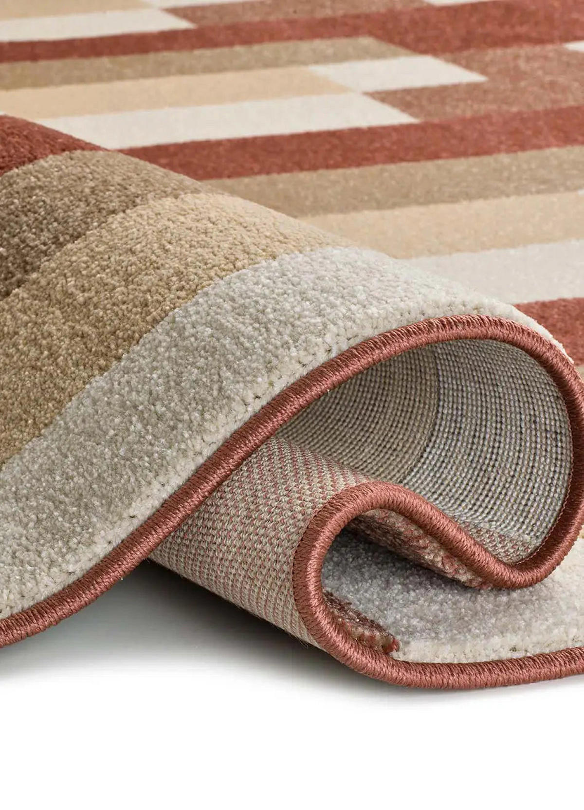 KURZFLORTEPPICH Kupfer / Beige Astra 80/150 cm - Beige/Kupferfarben, Naturmaterialien/Textil (80/150cm) - Atticgo