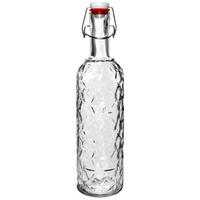 KARAFFE Bügelverschluss 1,1 l Transparent - Transparent, Glas (8.5/34/8.5cm) - Orion 