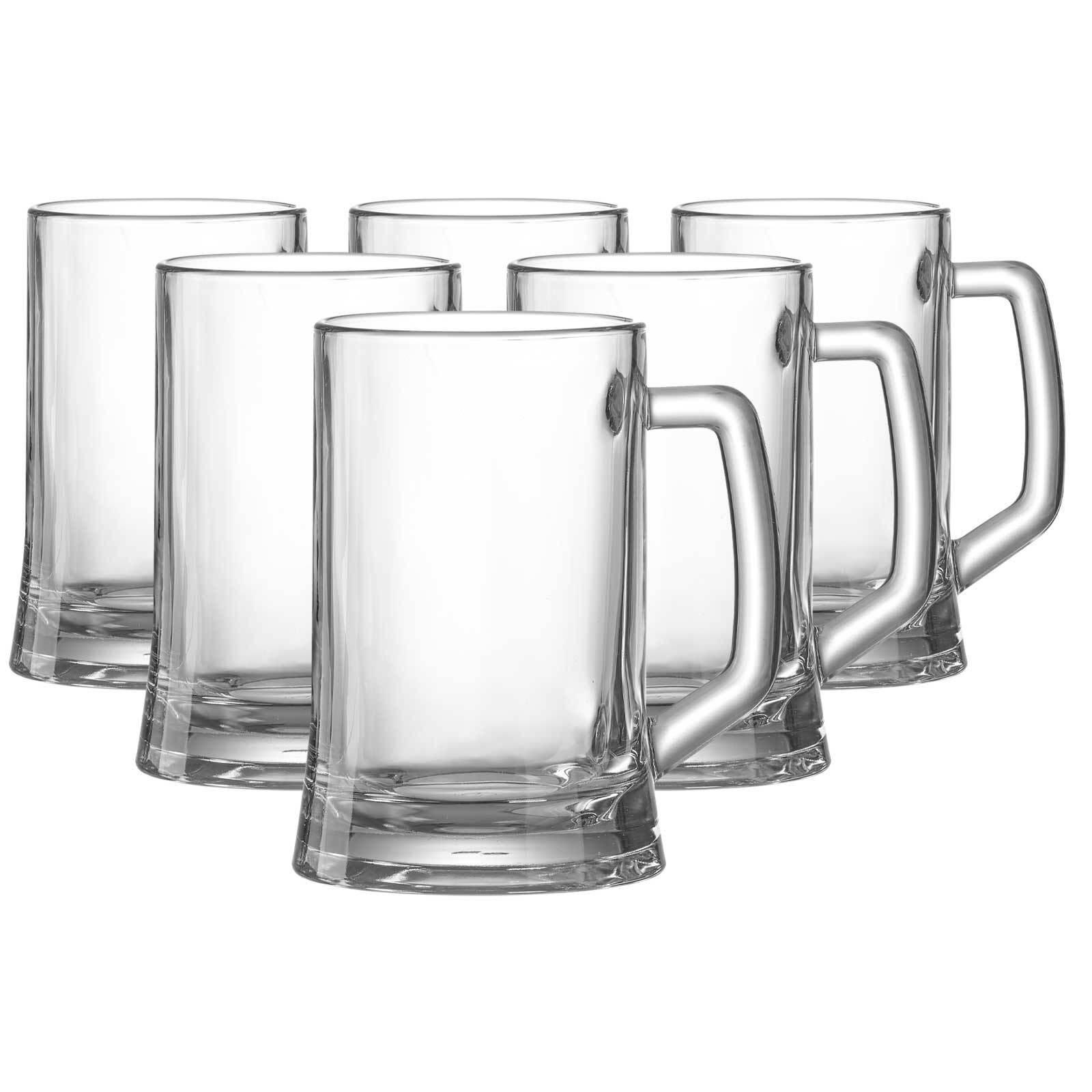 BIERKRÜGE Leo transparent 660 ml 6er Set - Transparent, Glas (0.66L) - Ritzenhoff Breker