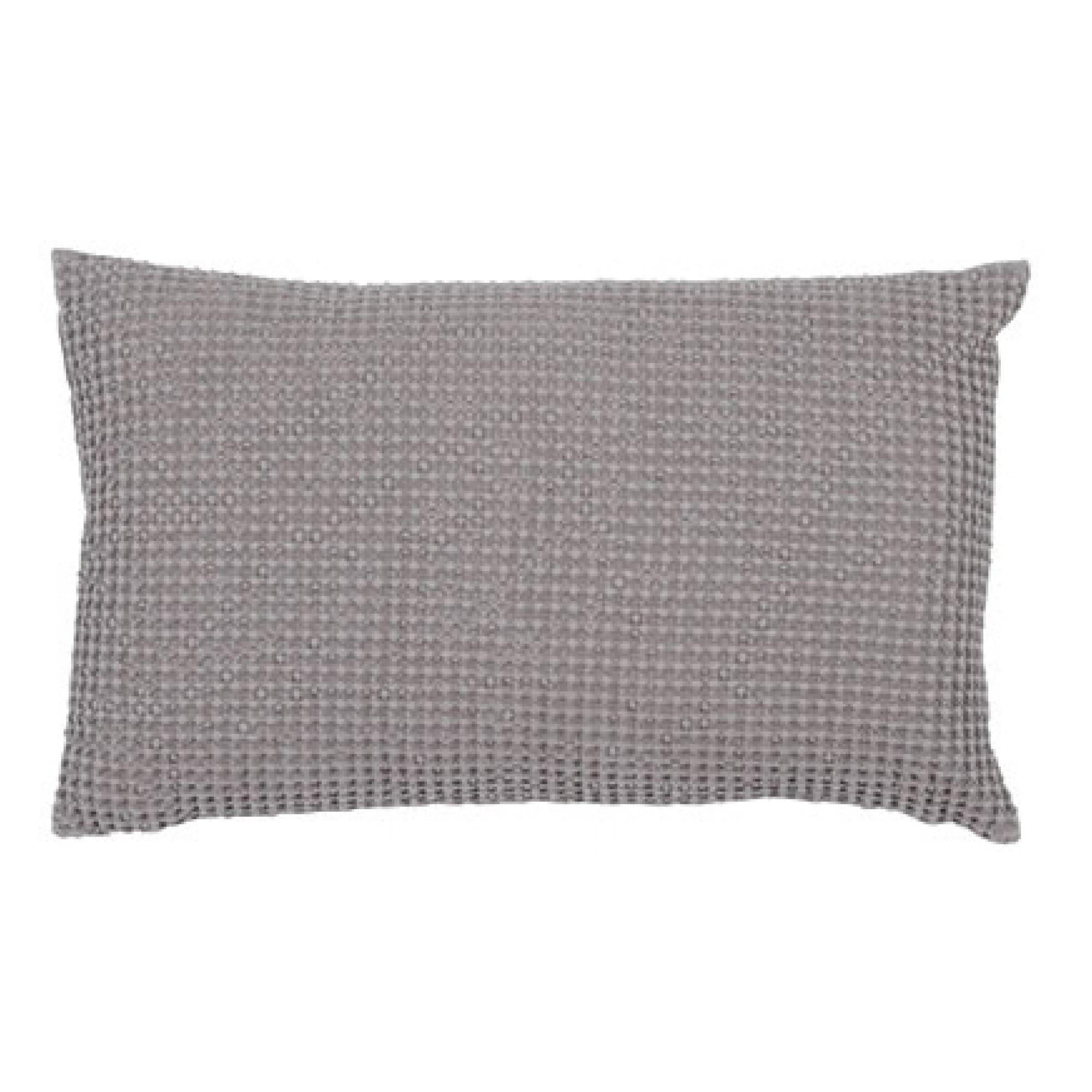 KISSEN Maia gewittergrau 30 x 50 cm - Graubraun, Textil (30/50cm) - Vivaraise