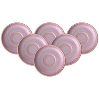 ESPRESSOUNTERTASSEN Perlemor Coral rosa ø 12 cm 6er Set - Rosa, Keramik (12cm) - like.Villeroy & Boch