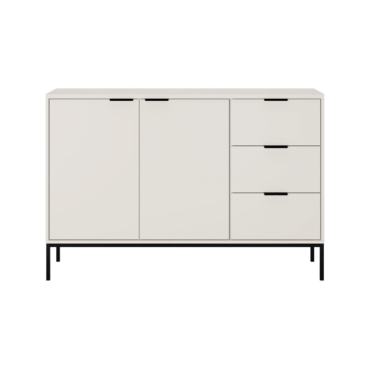 SIDEBOARD Seattle Weiß - Weiß, Holzwerkstoff (150/100.4/40cm) - Petits-meubles