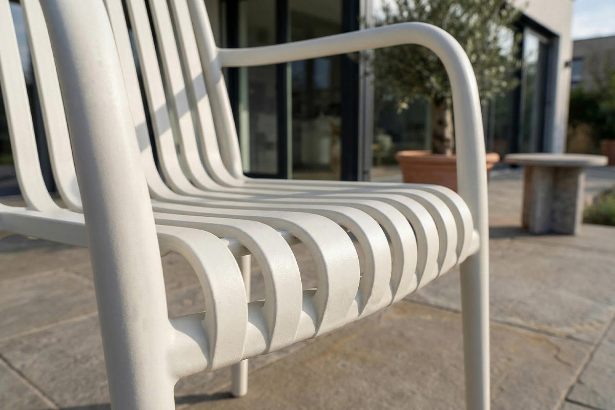 GARTENSTUHL MIAVA Cremeweiß Kunststoff Stapelbar - Creme, Kunststoff (56/81/57cm) - KAWOLA